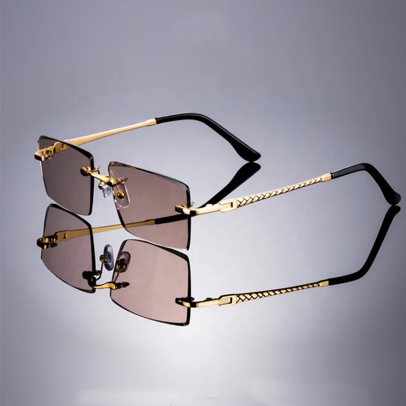 Real Crystal Glasses Frameless Eyewear Cut-edge Eye Care Natural Stone Glasses Sunglasses
Real Crystal Glasses Frameless Eyewear Cut-edge Eye Care Natural Stone Glasses Sunglasses