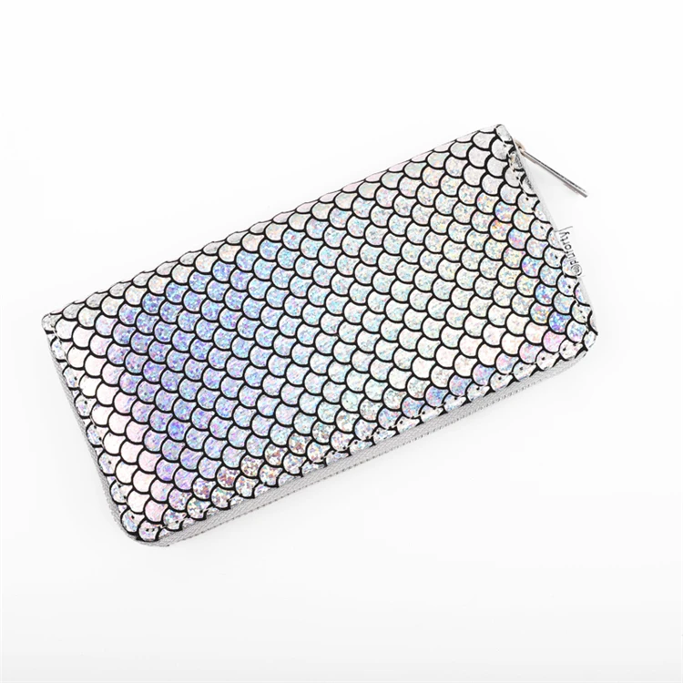 Fashion Long Wallets Lady Party Clutch Purse Laser Fish Scale Print Credit Card Holder Coin Purse, Customized color
Fashion Long Wallets Lady Party Clutch Purse Laser Fish Scale Print Credit Card Holder Coin Purse, Customized color