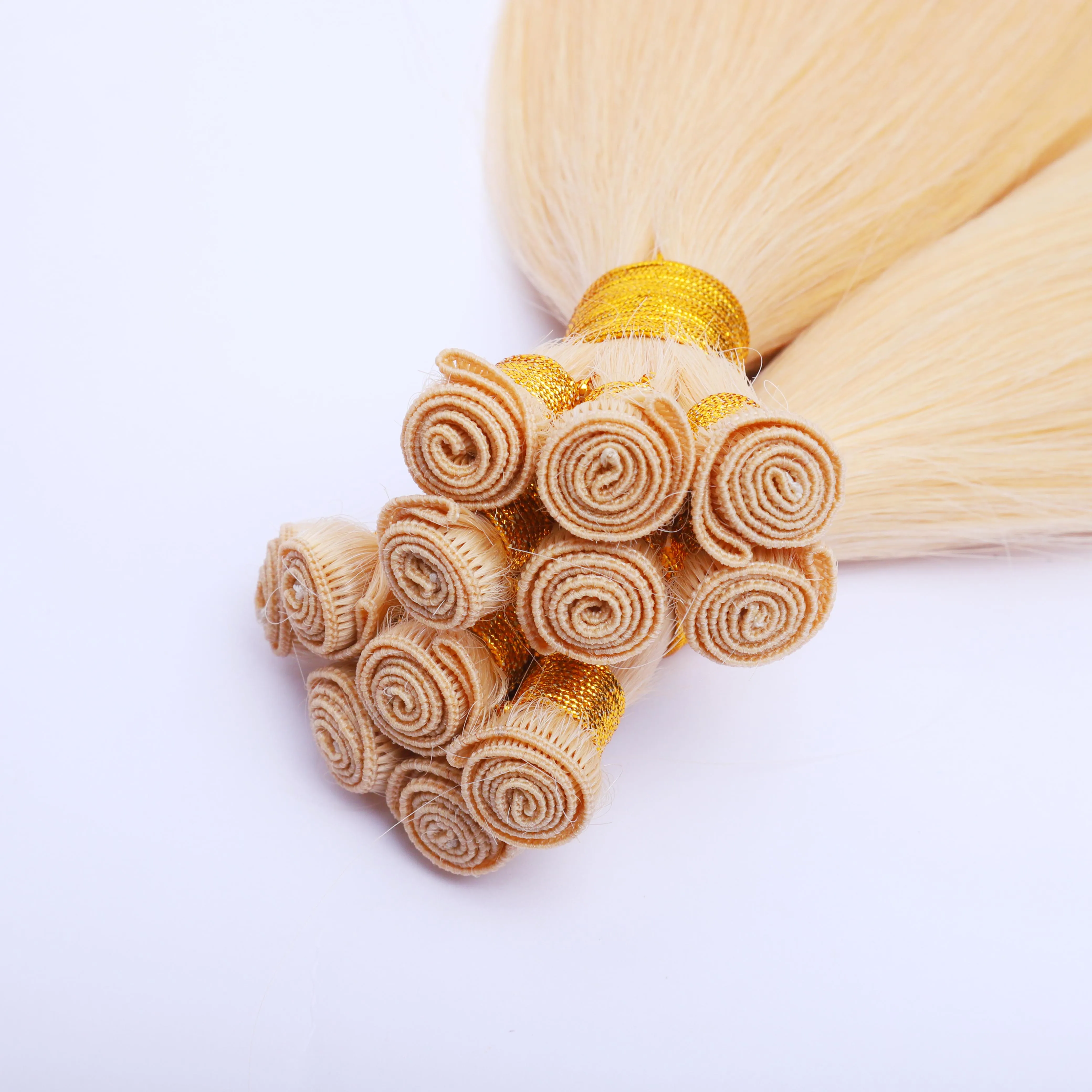 Wholesale Virgin Brazilian Handtied weft Double Drawn Thick End Handtied Hair extension bundles
Wholesale Virgin Brazilian Handtied weft Double Drawn Thick End Handtied Hair extension bundles
