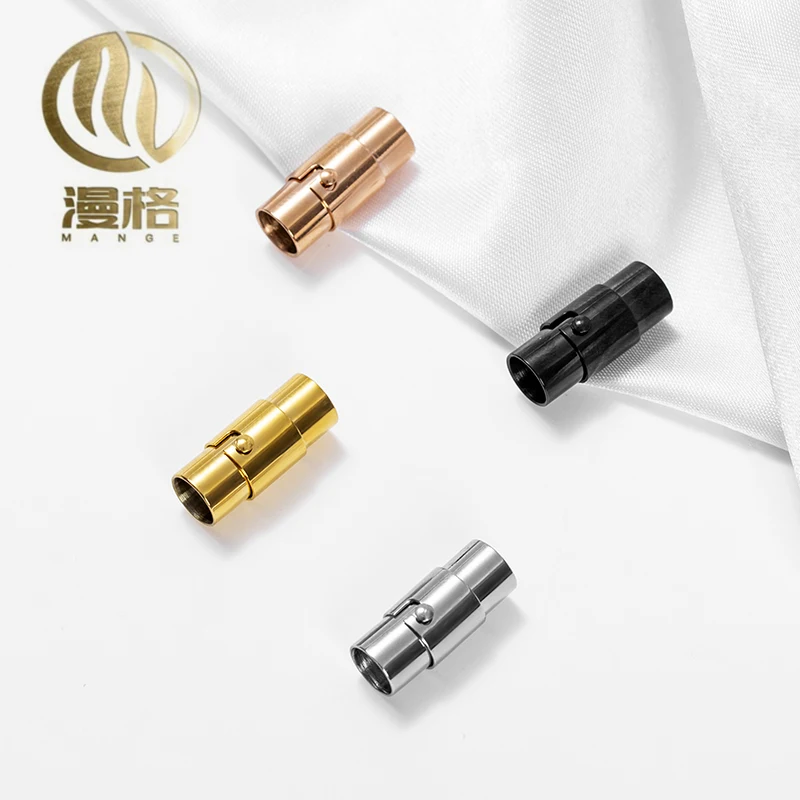 Stainless steel bracelet buckle leather rope bracelet buckle magnetic buckle More specifications, Steel color golden rose gold black
Stainless steel bracelet buckle leather rope bracelet buckle magnetic buckle More specifications, Steel color golden rose gold black