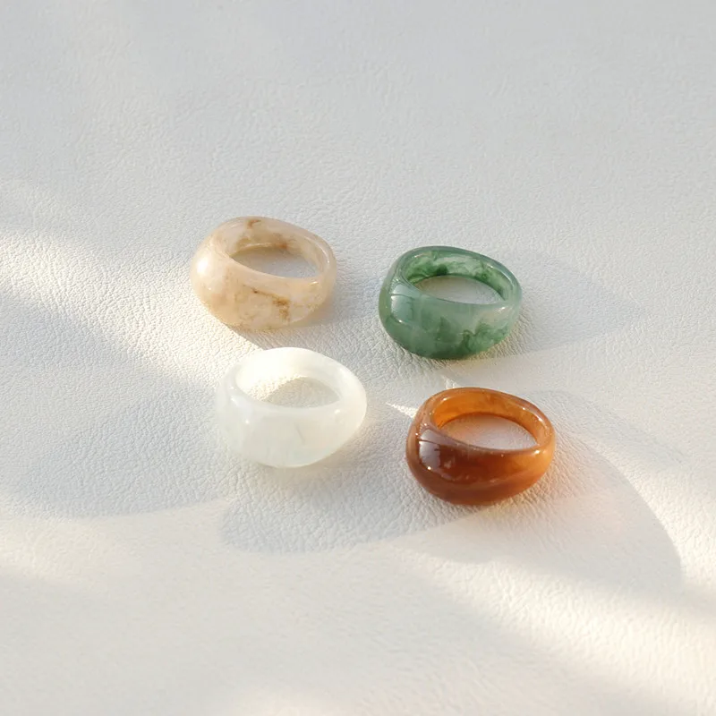 Finger Stackable Joint Ring Retro Acrylic Transparent Vintage Jewelry Party Elegant Handmade Gift Diameter 18mm Stylish Bold, As the picturs
Finger Stackable Joint Ring Retro Acrylic Transparent Vintage Jewelry Party Elegant Handmade Gift Diameter 18mm Stylish Bold, As the picturs