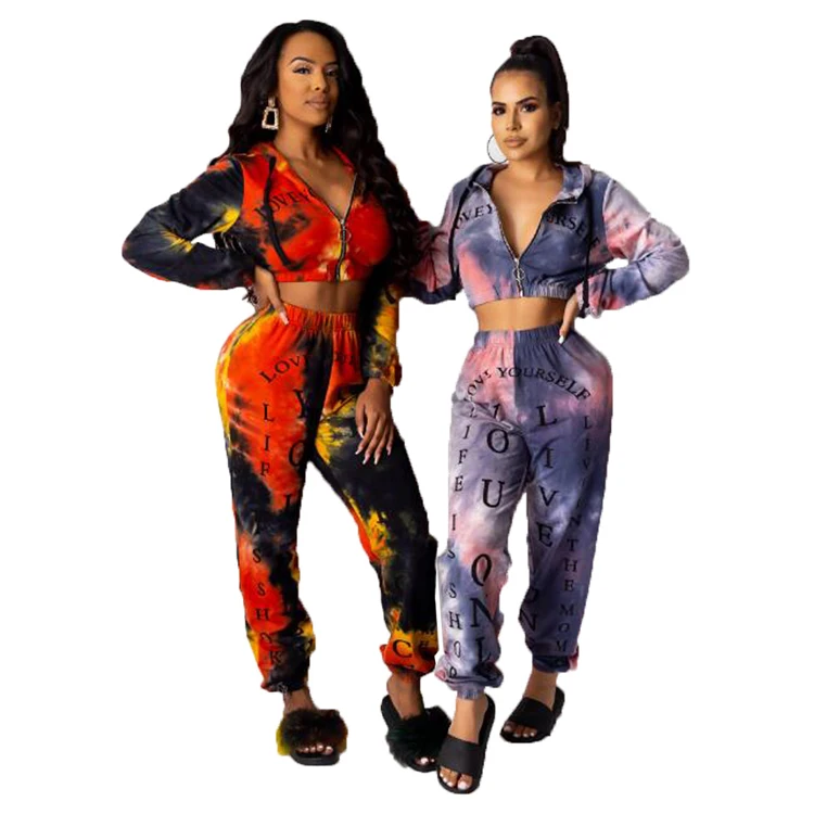 Women 2 Piece Set Clothing Tie Dye Girls Tracksuit Womens Luxury Two Piece Fall Tracksuit s For Women
Women 2 Piece Set Clothing Tie Dye Girls Tracksuit Womens Luxury Two Piece Fall Tracksuit s For Women