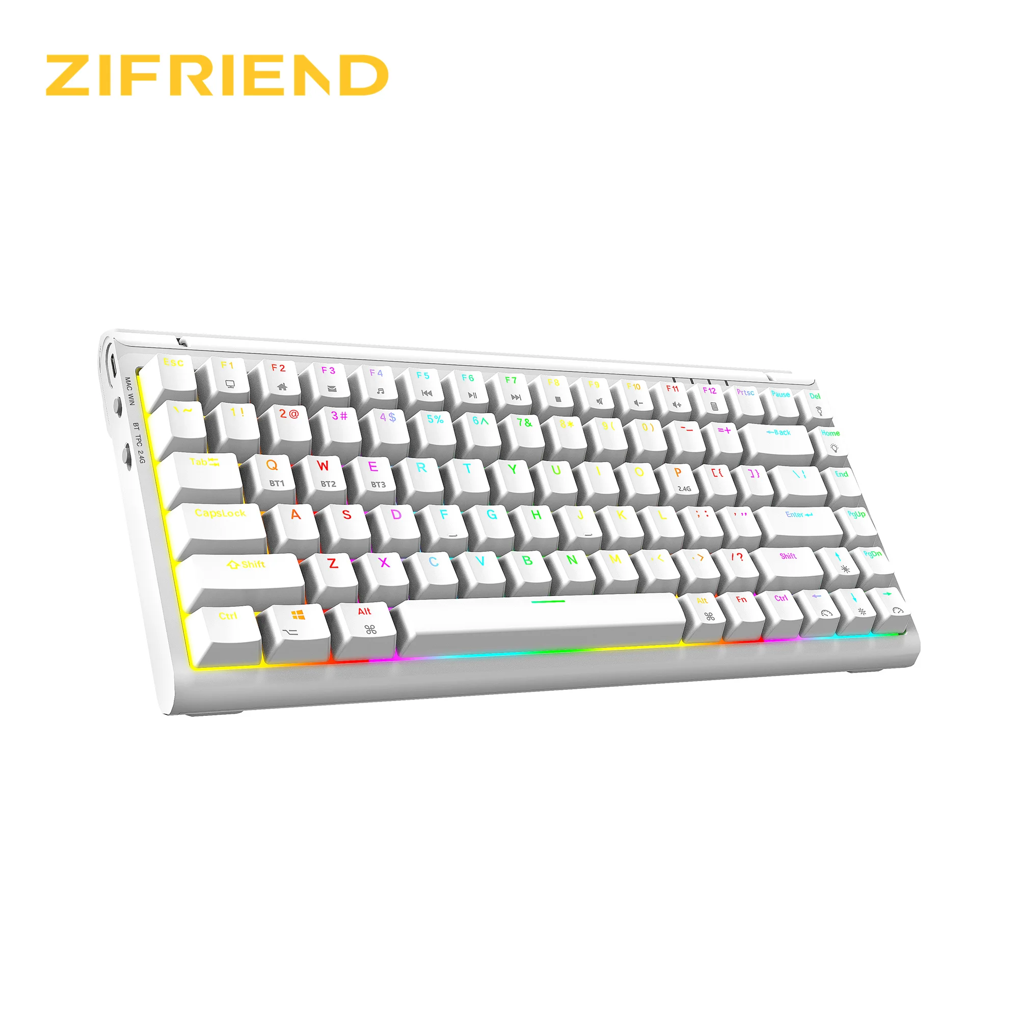 RGB Gaming Mechanical Keyboard 84 Keys Laptop USB Connection Wireless bt Keyboard 80 for Computer
RGB Gaming Mechanical Keyboard 84 Keys Laptop USB Connection Wireless bt Keyboard 80 for Computer