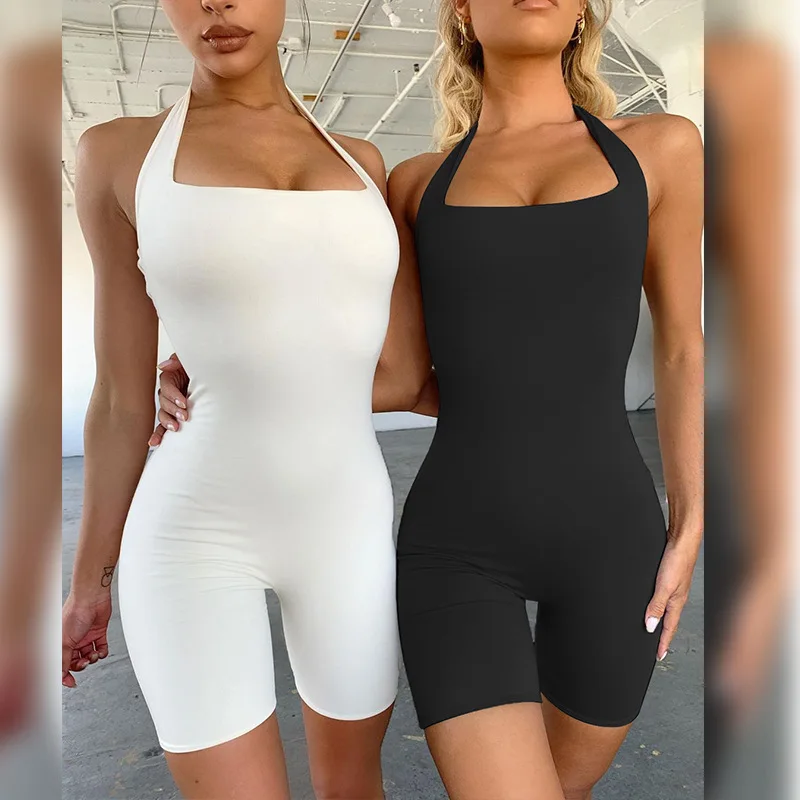 XUQING Wholesale 2021 new solid halter square collar bodycon breathable yoga leggings short jumpsuit, Photo shows
XUQING Wholesale 2021 new solid halter square collar bodycon breathable yoga leggings short jumpsuit, Photo shows