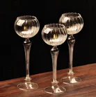 high quality tall wedding table centerpieces candlesticks glass candle holders