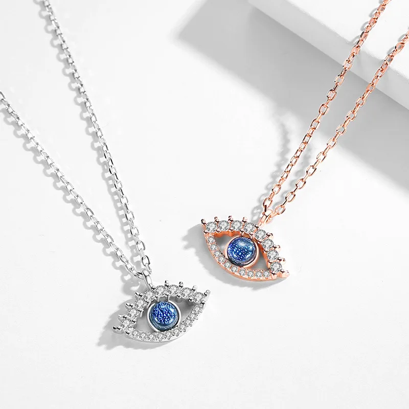 danity jewellery evil eye necklace sterling 925 pure silver inlay cz stone devil eye pendant charm necklaces, Silver color
danity jewellery evil eye necklace sterling 925 pure silver inlay cz stone devil eye pendant charm necklaces, Silver color