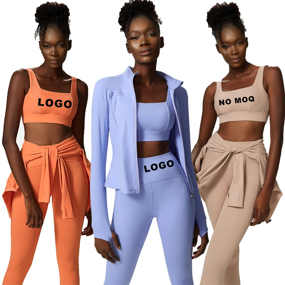 2022 Sports Apparel Ropa Deportiva Gym Outfit Yoga Suits Fitness Jacket 3 Pcs Women Active Wear Set
2022 Sports Apparel Ropa Deportiva Gym Outfit Yoga Suits Fitness Jacket 3 Pcs Women Active Wear Set