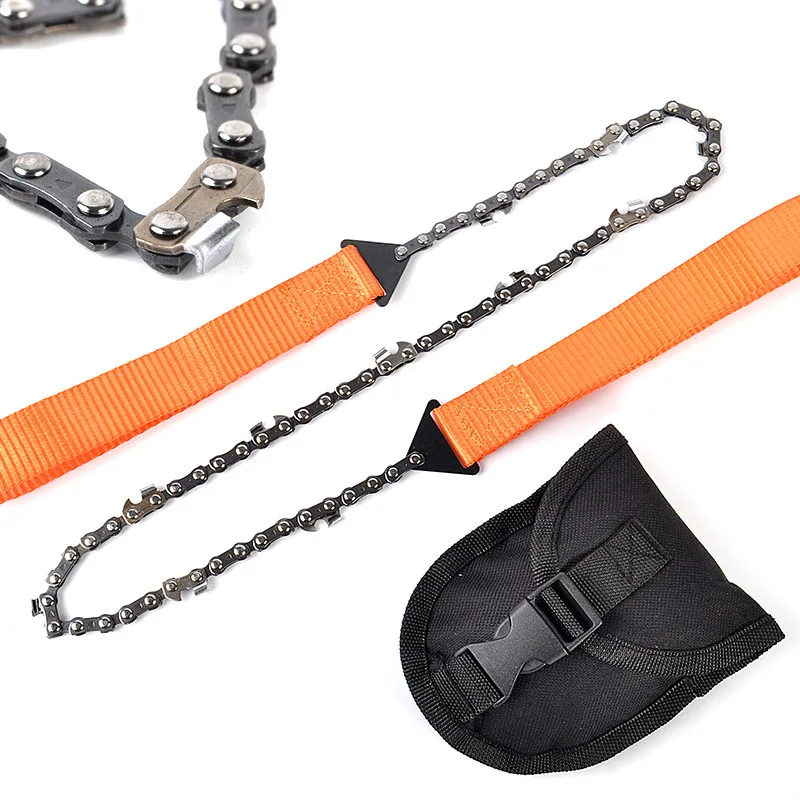 Outdoor Camping Hand Chain Saw Portable Saw Survival Tool Manual Pruning Saw Multi-Function Wire Saw Pocket Saw, Black;orange
Outdoor Camping Hand Chain Saw Portable Saw Survival Tool Manual Pruning Saw Multi-Function Wire Saw Pocket Saw, Black;orange