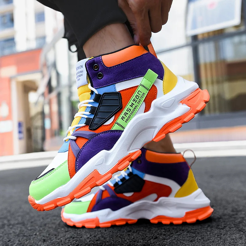 2020 Hot Outdoor Athletic Shoes Men fashion sneakers Lightweight Walking sport Shoes High-top leisure autumn casual shoes men
2020 Hot Outdoor Athletic Shoes Men fashion sneakers Lightweight Walking sport Shoes High-top leisure autumn casual shoes men