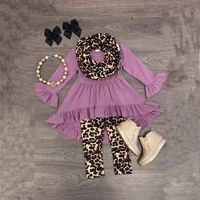 Boutique Baby Girl Winter And Spring Slothes Purple Hi Low Dress Set Leopard leggings Sets Baby Girls Boutique Clothing
Boutique Baby Girl Winter And Spring Slothes Purple Hi Low Dress Set Leopard leggings Sets Baby Girls Boutique Clothing