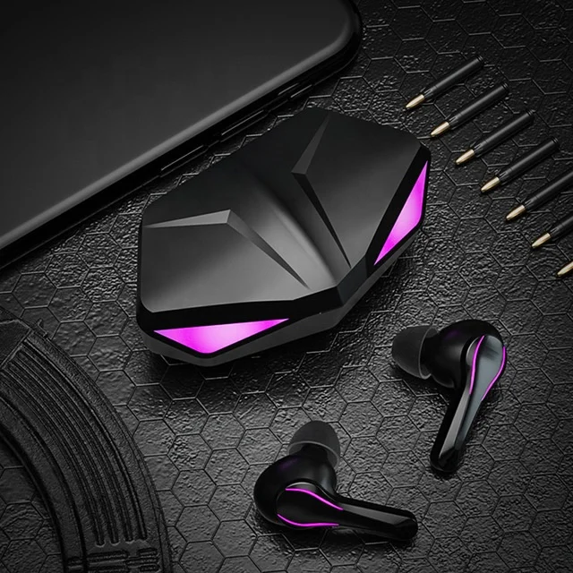 Winner Gaming Earbuds 65ms Low Latency for TWS Bluetooth Earphone with Mic Bass Audio Sound Positioning PUBG Wireless Headset
Winner Gaming Earbuds 65ms Low Latency for TWS Bluetooth Earphone with Mic Bass Audio Sound Positioning PUBG Wireless Headset