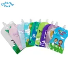 Pouches Water Pouch Drink Pouches Manufacturers Custom Laminated Stand Up Pouches Baby Food Liquid Water Bag Ziplock Reusable Drink Spout Pouch With Logo