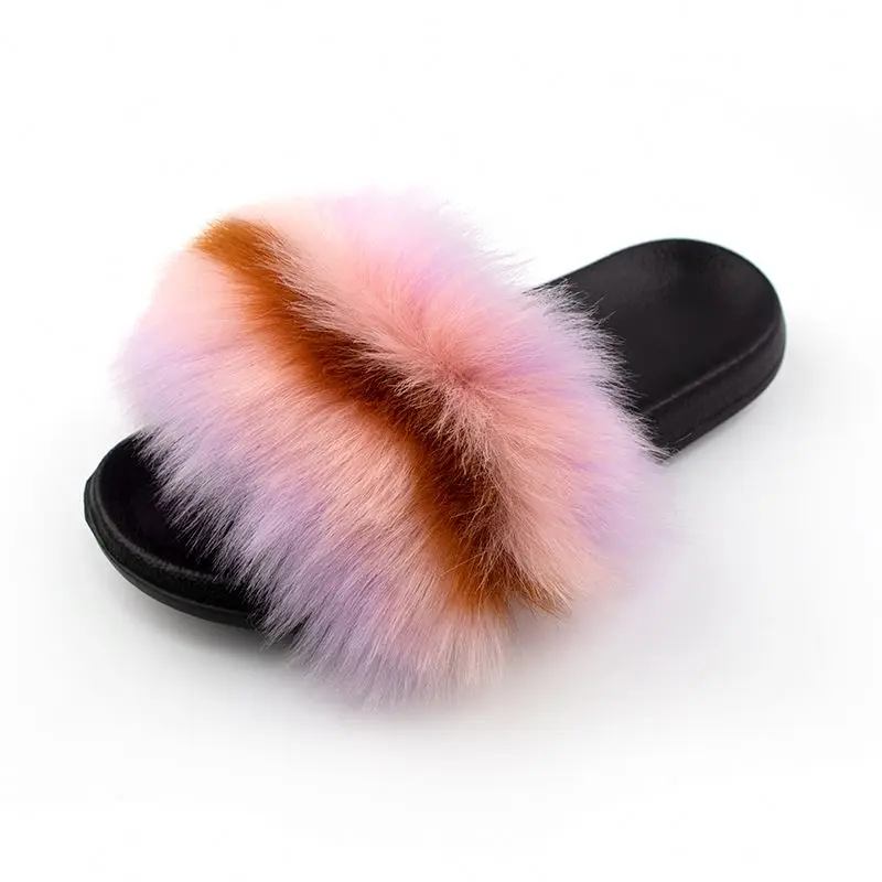 Hot Sale Designers Colorful Women Fur Slippers, Luxury Style Women Fur Flat Slides Fox Fur Slipper For Women
Hot Sale Designers Colorful Women Fur Slippers, Luxury Style Women Fur Flat Slides Fox Fur Slipper For Women