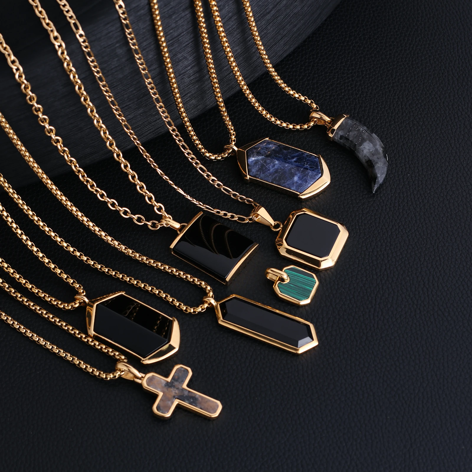 Fashion Men Stainless Steel Jewelry Pendant Druzy Natural Agate Stone Gemstone Necklace, Accept custom
Fashion Men Stainless Steel Jewelry Pendant Druzy Natural Agate Stone Gemstone Necklace, Accept custom