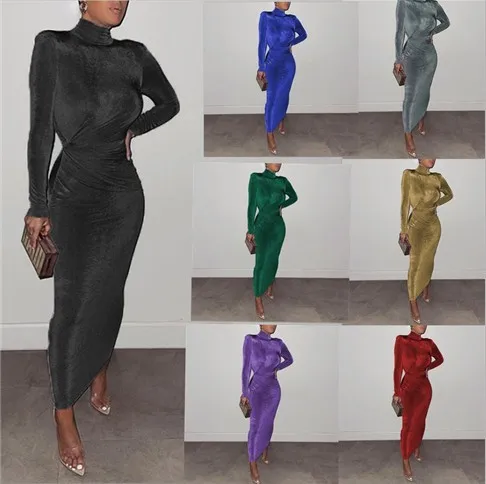 Wholesale fall winter new long party evening wedding dresses for women fall velvet stand collar lady womens slim long maxi dress, 7 color options
Wholesale fall winter new long party evening wedding dresses for women fall velvet stand collar lady womens slim long maxi dress, 7 color options
