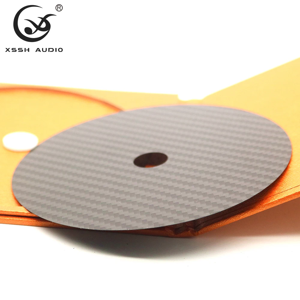 HIFI Carbon Fiber Tone Tuning CD Pad Cushion Electromagnetic Wave Absorption CFRP CD DVD Ultra-thin Accessory Protection CD Mat
HIFI Carbon Fiber Tone Tuning CD Pad Cushion Electromagnetic Wave Absorption CFRP CD DVD Ultra-thin Accessory Protection CD Mat