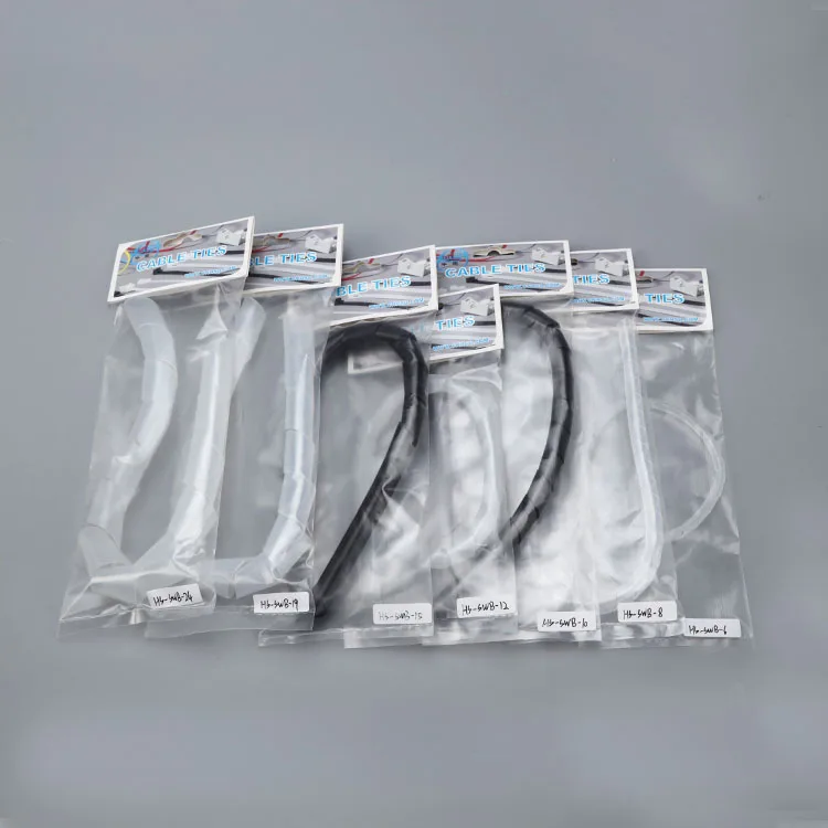 Factory Direct Sale PE Cable Spiral Sleeve Spiral Wrapping Band