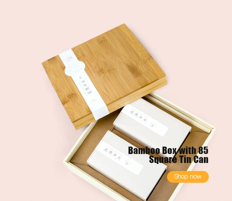 product tianhui christmas gift packaging set bamboo tea box and tin canisters for tea leaves coffee beans-78