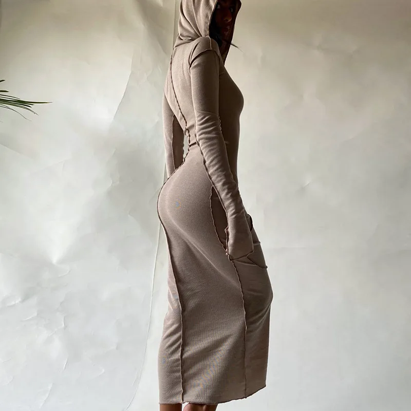 wholesale hooded long-sleeved dress women clothing casual elegant sexy fall dresses for women, 4 color
wholesale hooded long-sleeved dress women clothing casual elegant sexy fall dresses for women, 4 color
