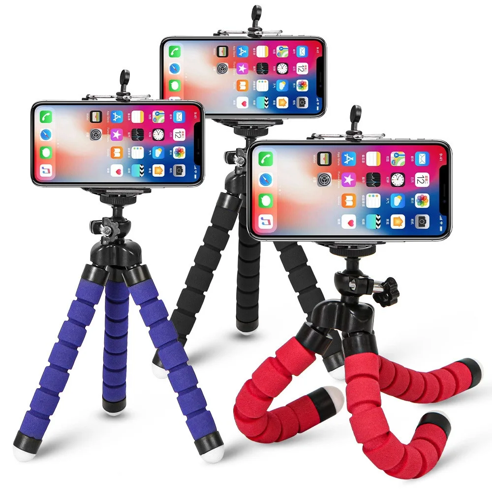 Cell Phone TripodOctopus Flexible Sponge Self Stick Gopro Cellphone Tripods Phone Holder Trepied De Telephone
Cell Phone TripodOctopus Flexible Sponge Self Stick Gopro Cellphone Tripods Phone Holder Trepied De Telephone
