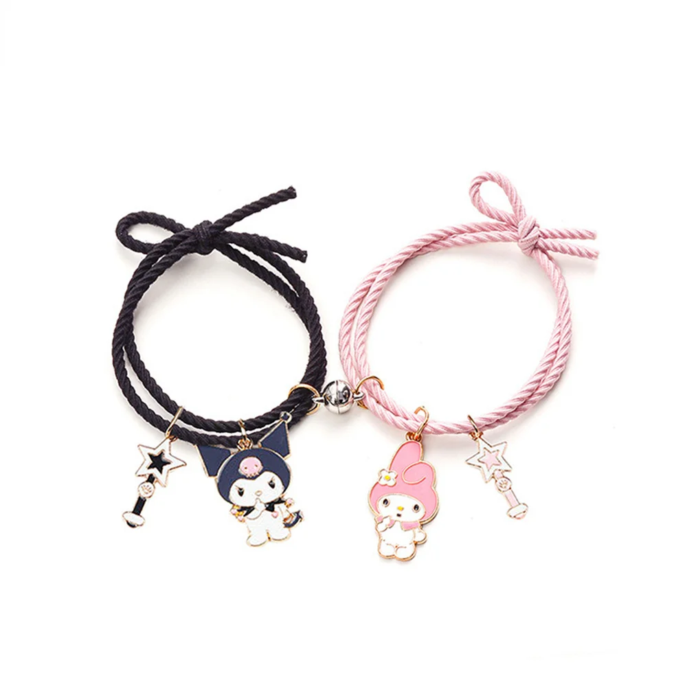 2pcs / Set Magnet Attracts Couple Bracelet Cute Cartoon Charm Jewelry Adjustable Elastic Rope Bracelets Lover Gift for Women Men, Picture shows
2pcs / Set Magnet Attracts Couple Bracelet Cute Cartoon Charm Jewelry Adjustable Elastic Rope Bracelets Lover Gift for Women Men, Picture shows