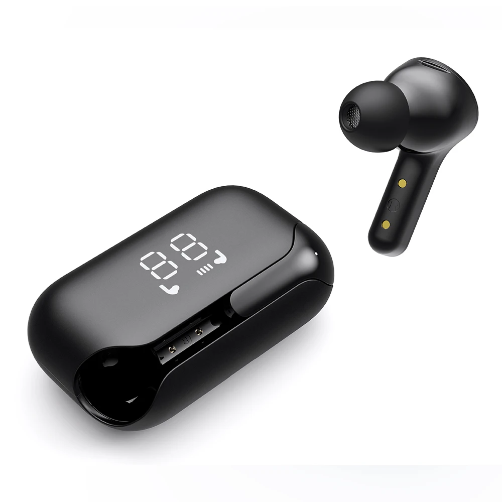 New Trending Dual mic Tnique Design Injection Color Led Touch Tws Earbuds Wireless Digital Display Earphone With WT230U Chipset, Customized colors
New Trending Dual mic Tnique Design Injection Color Led Touch Tws Earbuds Wireless Digital Display Earphone With WT230U Chipset, Customized colors