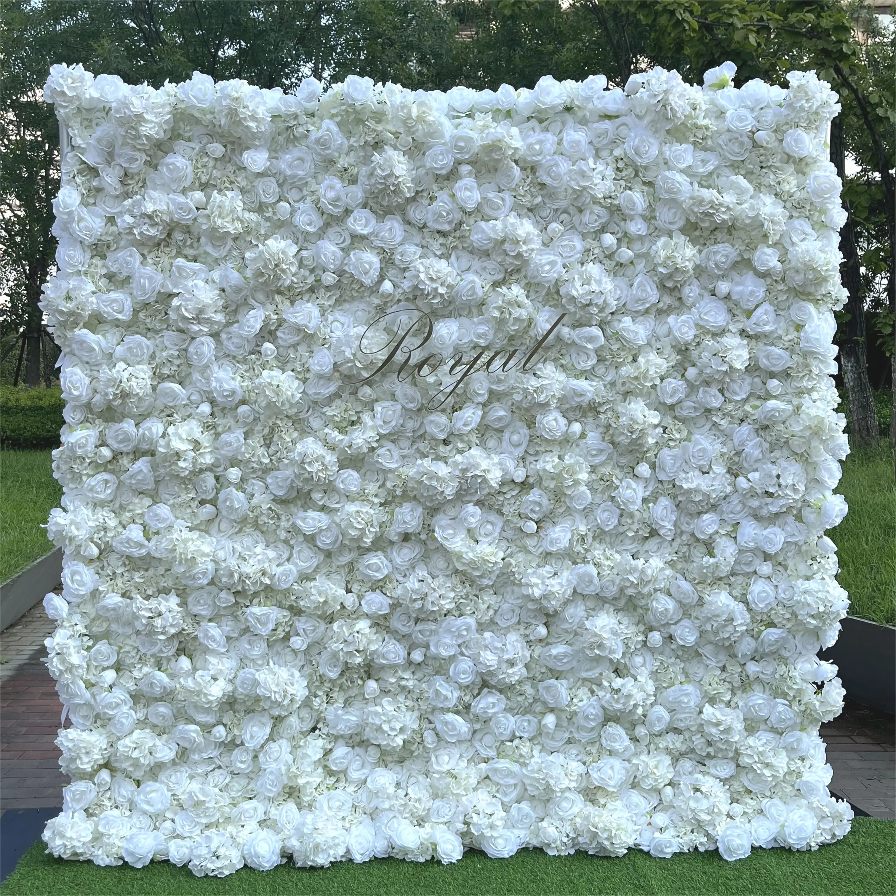 3D Roll Up Cloth Flower Walls Panel Backdrop Rose Peony Silk Artificial flower wall backdrop 8ft x 8ft For Party Wall
3D Roll Up Cloth Flower Walls Panel Backdrop Rose Peony Silk Artificial flower wall backdrop 8ft x 8ft For Party Wall
