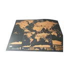 42*30 Cm Decorative World Map Poster Sticker World Map Wall World Map