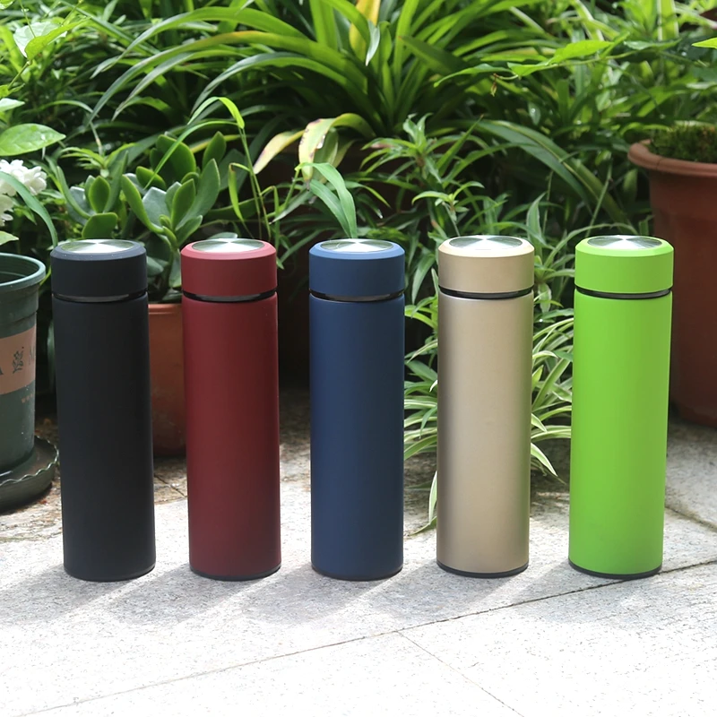 

Free shipping 350ml 500ml Sports Water Bottle Double Wall Coffee Tumbler Vacuum Insulated Tea Life Stainless Steel Tumbler, 5 colors(navy blue/wine red/light green/black/khaki)