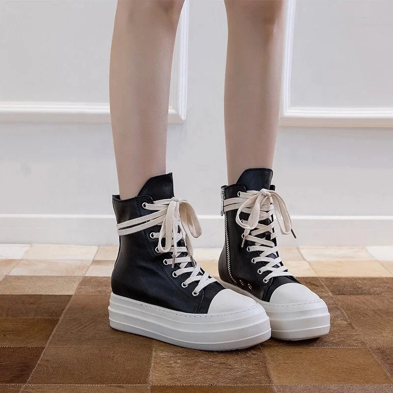 Black& Street Women 5.5cm Heel Thick Sole Lace Up Trainer High Top Sports Sneakers Platform Canvas Shoes
Black& Street Women 5.5cm Heel Thick Sole Lace Up Trainer High Top Sports Sneakers Platform Canvas Shoes