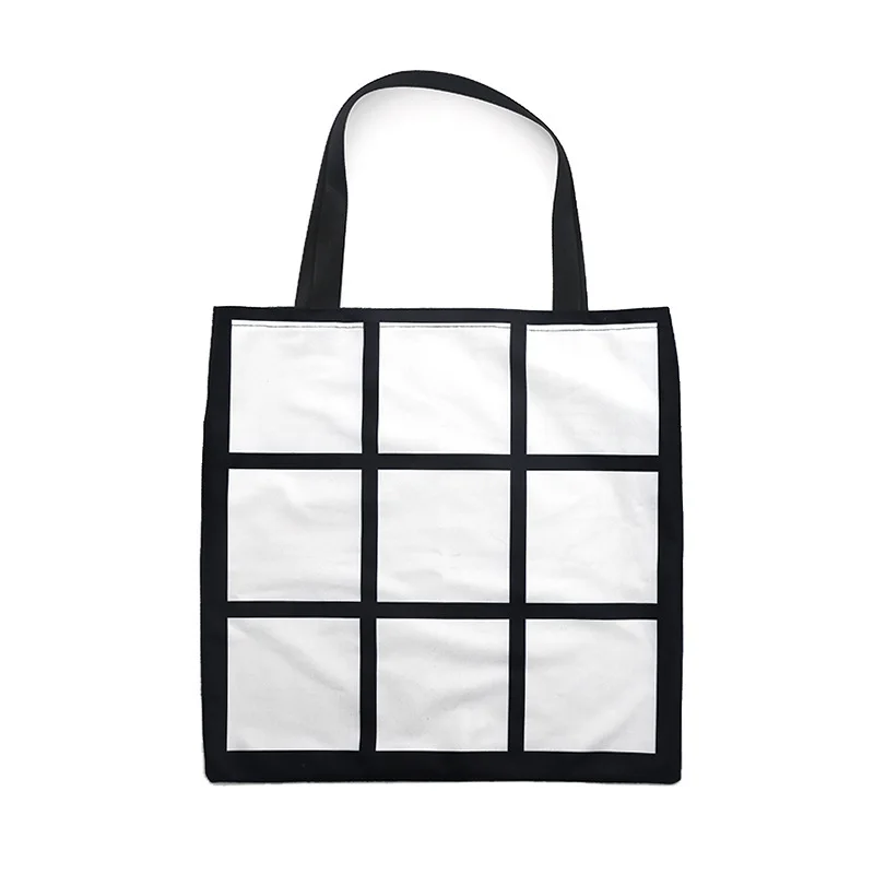 Custom Blank Sublimation Tote Bag DIY Personality 9 Panel Photo Print Shopping Bag, White
Custom Blank Sublimation Tote Bag DIY Personality 9 Panel Photo Print Shopping Bag, White