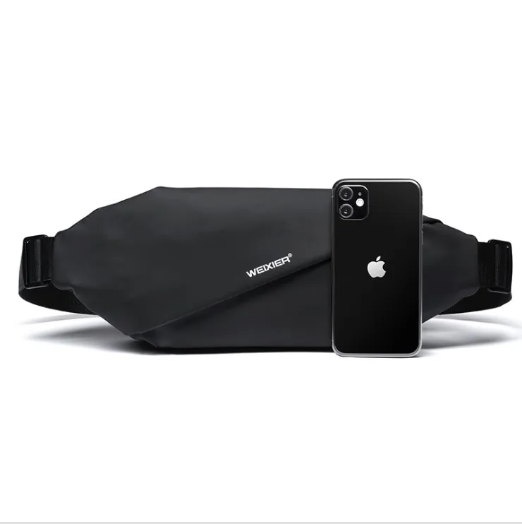 Custom OEM waterproof nylon black men women small sport messenger running waist bag, Black gray
Custom OEM waterproof nylon black men women small sport messenger running waist bag, Black gray