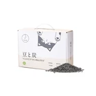 Plain flavor Deodorant tofu carbon Vacuum packaging cat cleaning Cat litter