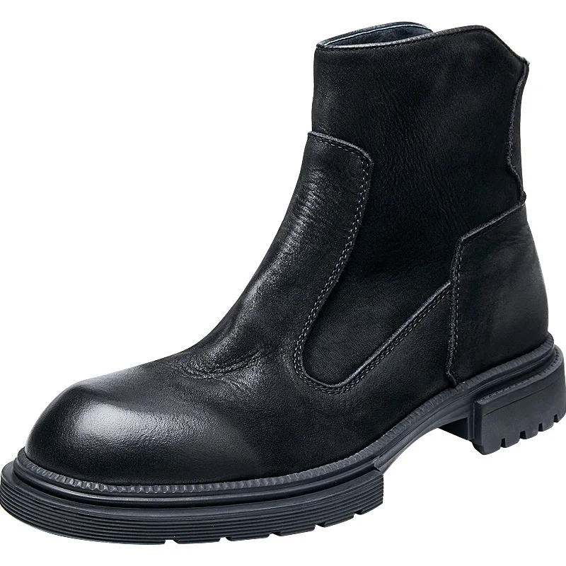 Original Quality Nice Factory Wholesale Men's Ankle Boots Leather Work Boots for Men
Original Quality Nice Factory Wholesale Men's Ankle Boots Leather Work Boots for Men