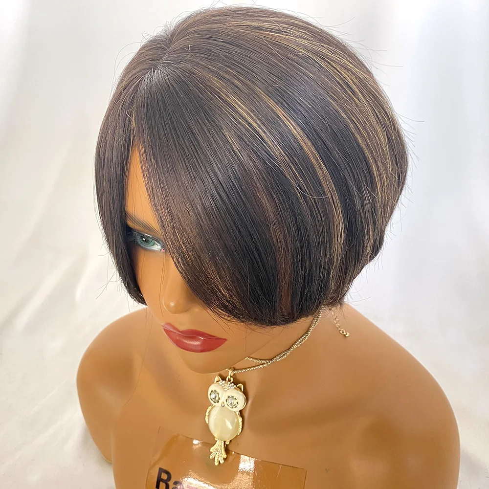 Stock Pixie Remy Hair Cut Wig 100% Human Hair Machine Made No Lace Wig For Black Women
Stock Pixie Remy Hair Cut Wig 100% Human Hair Machine Made No Lace Wig For Black Women