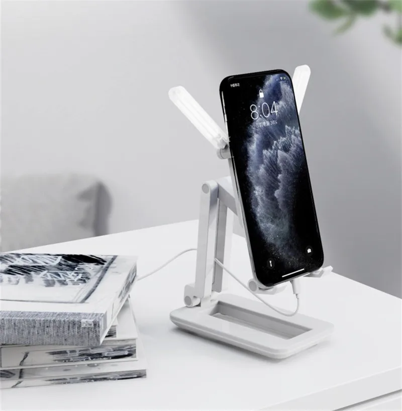 Mini desktop mobile phone stand, adjustable mobile phone stand for lazy people with cooling fan cooling bracket
Mini desktop mobile phone stand, adjustable mobile phone stand for lazy people with cooling fan cooling bracket