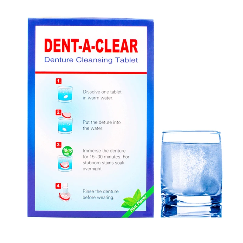 Fast dissolved dental cleaning tablet Denture Cleansing Tablets