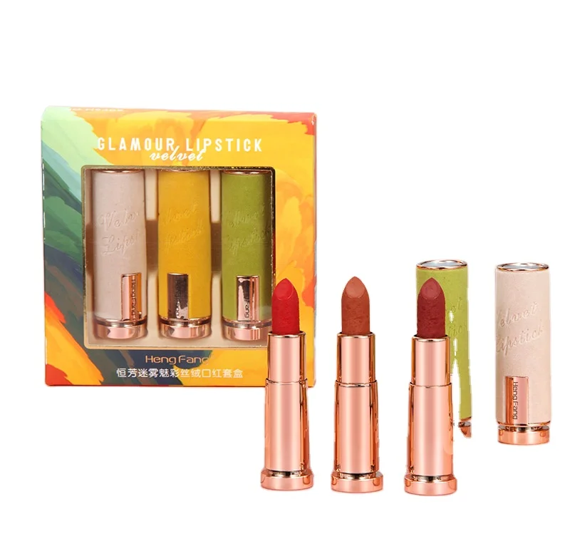 H9409 Women's Fashion 3pcs Set Sexy Lipstick Long Lasting Lipstick Beauty Color Matte Vegan Lipstick
H9409 Women's Fashion 3pcs Set Sexy Lipstick Long Lasting Lipstick Beauty Color Matte Vegan Lipstick