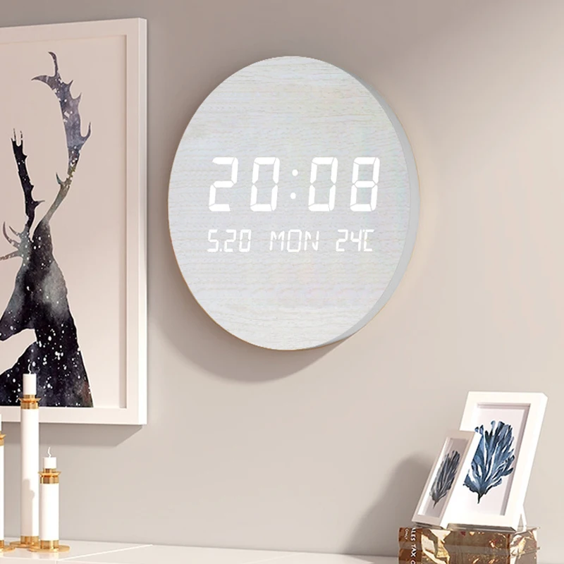 Simple Design 2021 Usb Cable Electric Wall Clock White Luxury Big Led Round Wall Clock Digital Wall Clock Round
Simple Design 2021 Usb Cable Electric Wall Clock White Luxury Big Led Round Wall Clock Digital Wall Clock Round