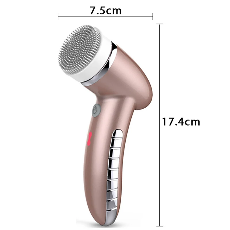 Facial Cleansing Brush 360 Degree Rotation Silicone Face Cleaner Deep Pore Blackhead Cleaning Machine
Facial Cleansing Brush 360 Degree Rotation Silicone Face Cleaner Deep Pore Blackhead Cleaning Machine