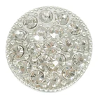 High quality Antique Gold Rhinestone Metal Button and Buckles for DIY Accessories