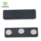 Dark Blue Plastic Custom N35 Neodymium Name Tag Magnet Name Badges Magnetic Badge Magnet Holder