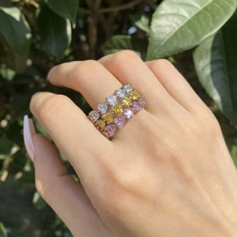 Ins Style Sweet Silver-plated Love Peach-Shaped Row Diamond Ring High Carbon Diamond Zircon Heart Shape Ring, Gemstone ring
Ins Style Sweet Silver-plated Love Peach-Shaped Row Diamond Ring High Carbon Diamond Zircon Heart Shape Ring, Gemstone ring