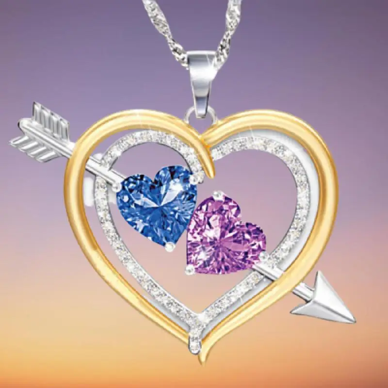 Exquisite Fashion Lady Romantic Birthday Heart-shaped Necklace Lover Gift Couple Necklace
Exquisite Fashion Lady Romantic Birthday Heart-shaped Necklace Lover Gift Couple Necklace