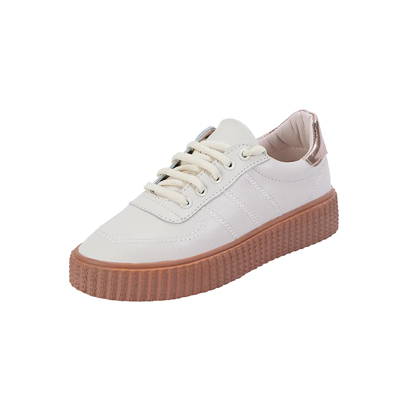 Students Fall Shoes Korean Version Of The New Lace-up Tide Shoes Solid Color Plate Shoes, Siler/champagne
Students Fall Shoes Korean Version Of The New Lace-up Tide Shoes Solid Color Plate Shoes, Siler/champagne
