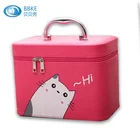 Multifunctional PU Professional Travel Cute Cosmetic Bag Made In China, Fashional Large Capacity Luxury Make up Case