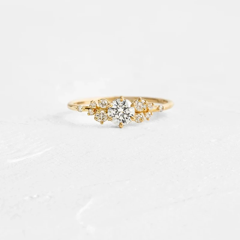 Cross-border European and American S925 Sterling Silver Fashion Diamond Snow Wedding Ring
Cross-border European and American S925 Sterling Silver Fashion Diamond Snow Wedding Ring