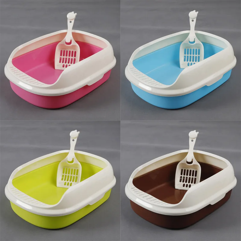 MRY 2021 High Quality Pet Clean Up Products Wholesale Plastic Cat Litter Tray Toil Close Large Cat Litter Box Toilet Tray, Customized color
MRY 2021 High Quality Pet Clean Up Products Wholesale Plastic Cat Litter Tray Toil Close Large Cat Litter Box Toilet Tray, Customized color