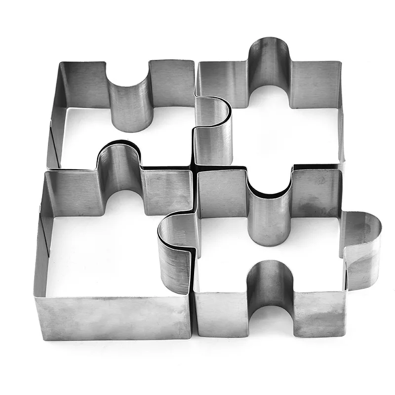 Puzzle stainless steel baking mold metal cake bakeware mousse rings mteal cake mold, As picture 
Puzzle stainless steel baking mold metal cake bakeware mousse rings mteal cake mold, As picture