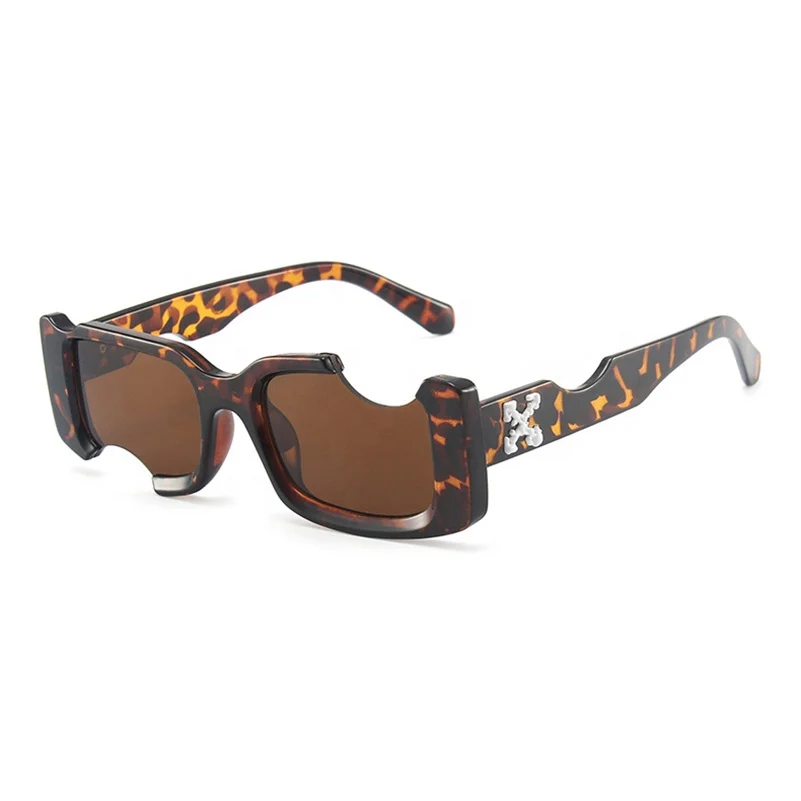 New Personality Frame Leopard Print Sunglasses Female Notch Square Small Face Male Trend Street Glasses Sunglasses, 14 color
New Personality Frame Leopard Print Sunglasses Female Notch Square Small Face Male Trend Street Glasses Sunglasses, 14 color